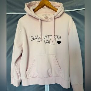 Giambattista Valli x H&M Light Pink Hoodie Sweatshirt, SZ M